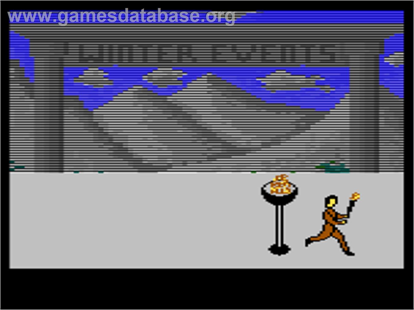 Winter Events - Atari 8-bit - Artwork - Title Screen