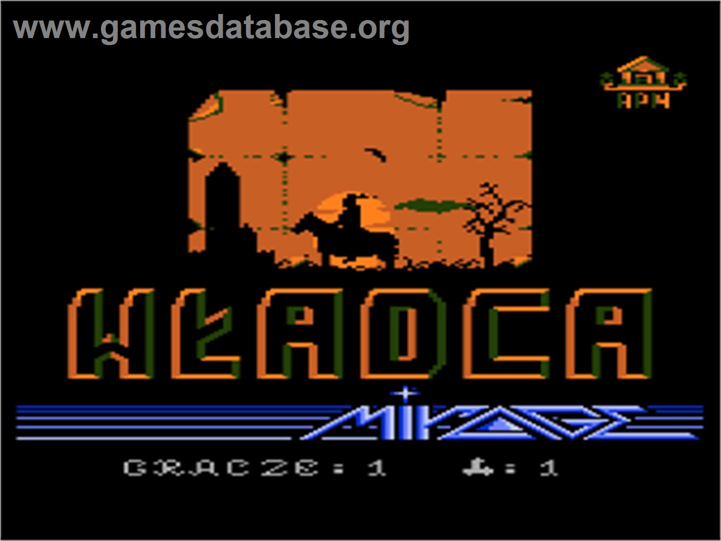 Wladca - Atari 8-bit - Artwork - Title Screen