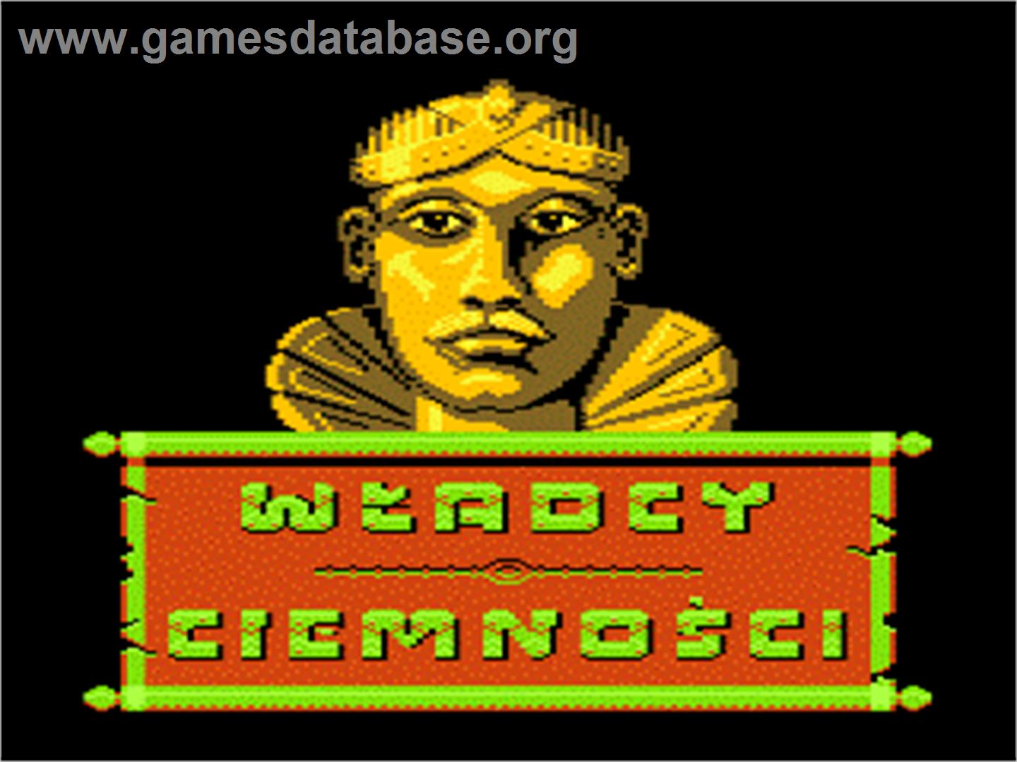 Wladcy Ciemnosci - Atari 8-bit - Artwork - Title Screen