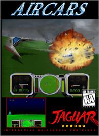 Box cover for Aircars on the Atari Jaguar.