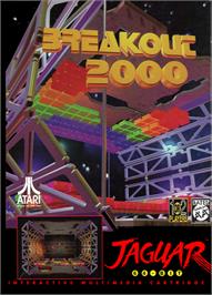 Box cover for Breakout 2000 on the Atari Jaguar.