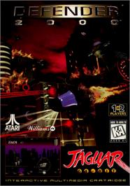 Box cover for Defender 2000 on the Atari Jaguar.