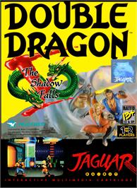 Box cover for Double Dragon 5 - The Shadow Falls on the Atari Jaguar.