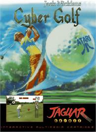 Box cover for Jack Nicklaus Cyber Golf on the Atari Jaguar.