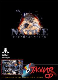 Box cover for Native on the Atari Jaguar.