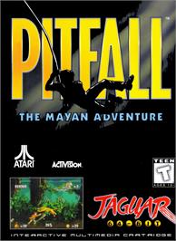 Box cover for Pitfall - The Mayan Adventure on the Atari Jaguar.