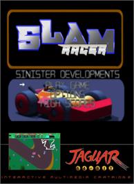 Box cover for SlamRacer (Demo) on the Atari Jaguar.