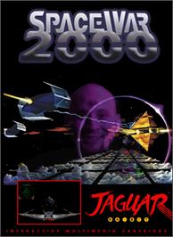 Box cover for Space War 2000 on the Atari Jaguar.