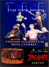 Box cover for Thea Realm Fighters on the Atari Jaguar.