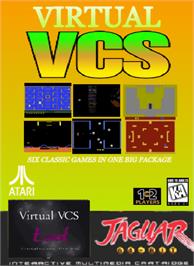Box cover for Virtual VCS on the Atari Jaguar.