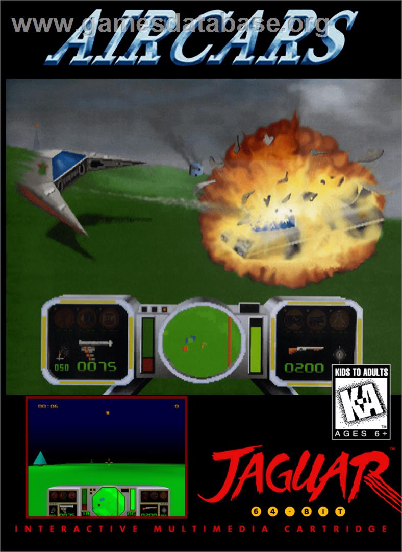 Aircars - Atari Jaguar - Artwork - Box
