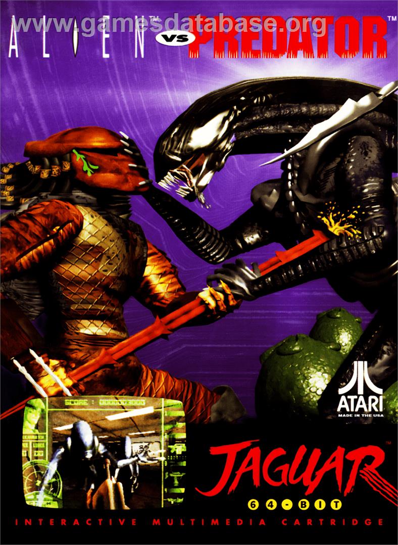 Aliens Versus Predator - Atari Jaguar - Artwork - Box
