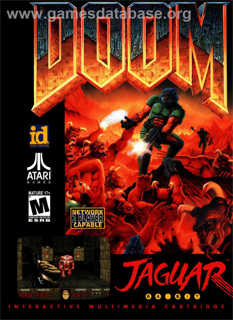 Doom - Atari Jaguar - Artwork - Box