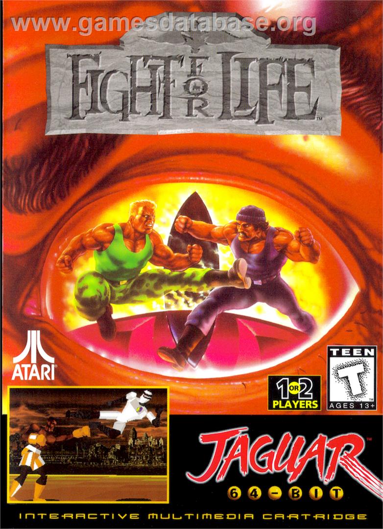 Fight For Life - Atari Jaguar - Artwork - Box