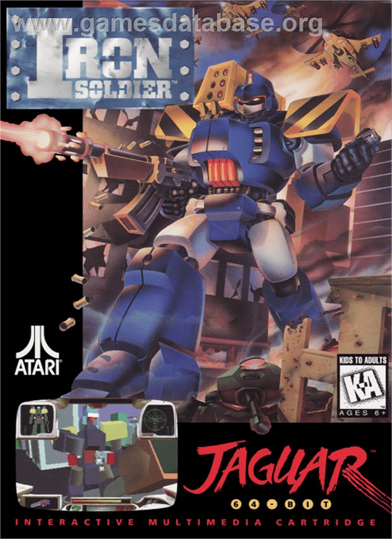 Iron Soldier - Atari Jaguar - Artwork - Box