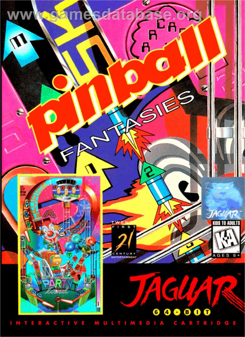 Pinball Fantasies - Atari Jaguar - Artwork - Box