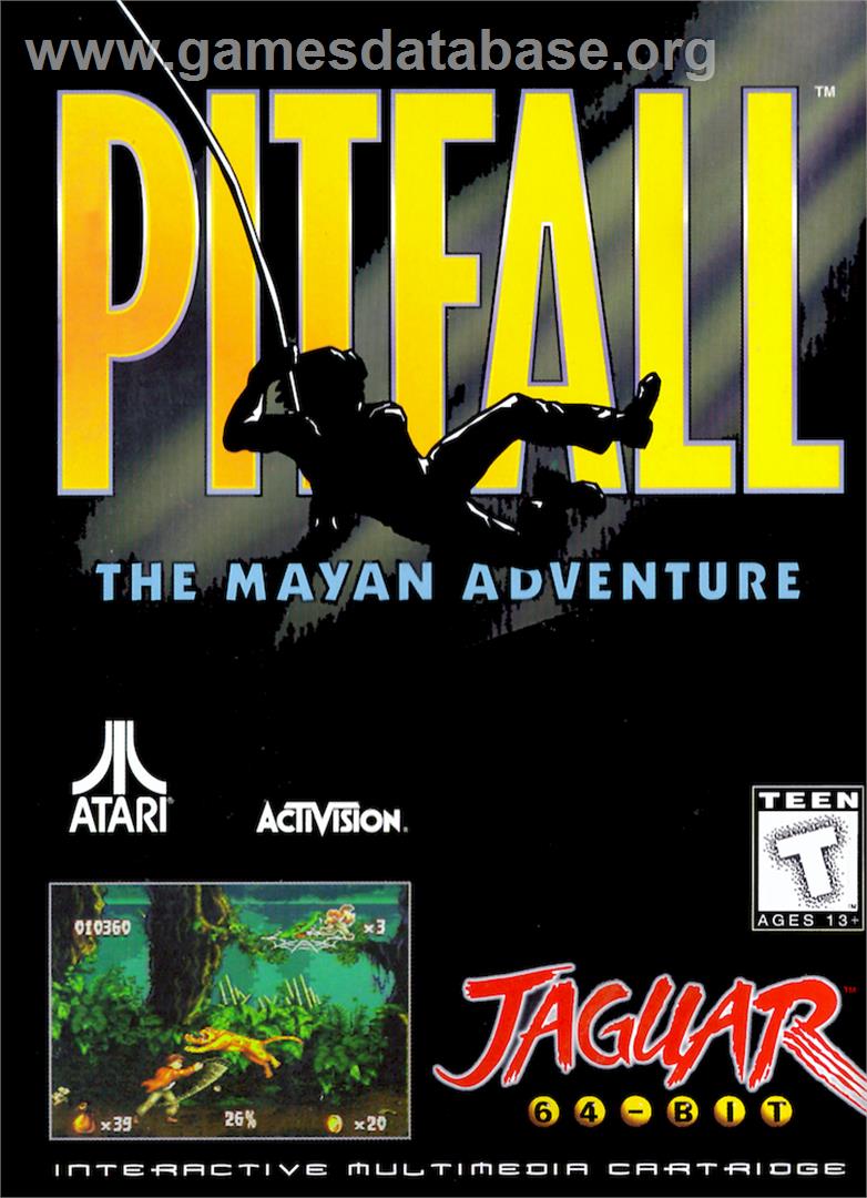 Pitfall: The Mayan Adventure - Atari Jaguar - Artwork - Box
