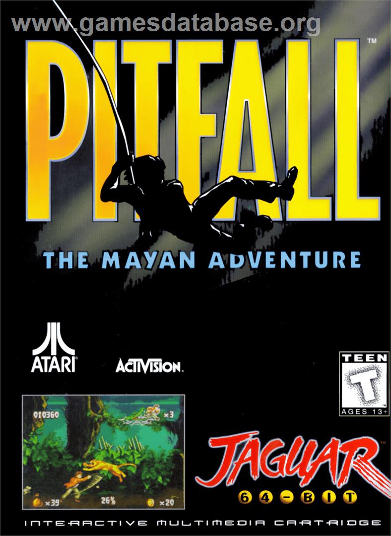 Pitfall - The Mayan Adventure - Atari Jaguar - Artwork - Box