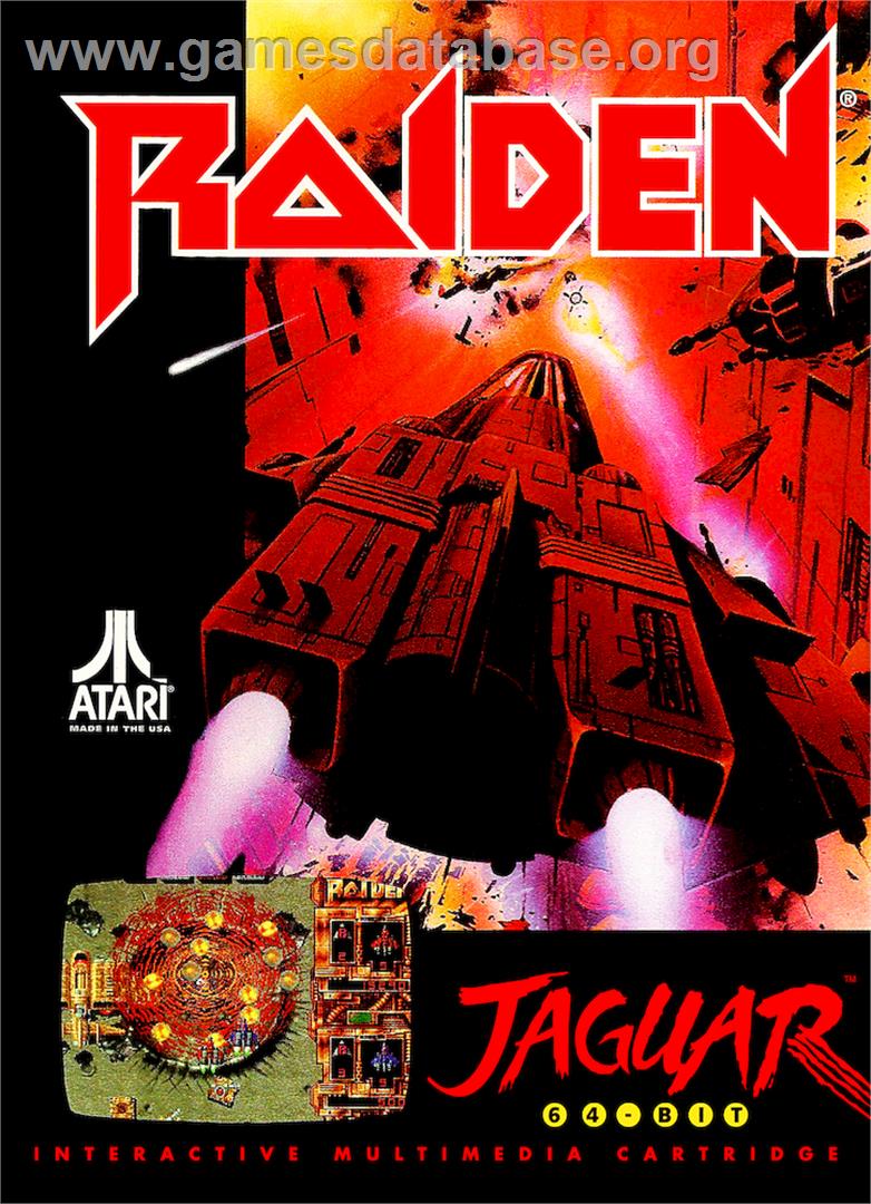 Raiden - Atari Jaguar - Artwork - Box