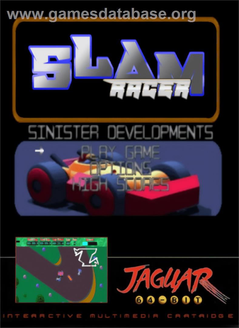 Slam Racer - Atari Jaguar - Artwork - Box