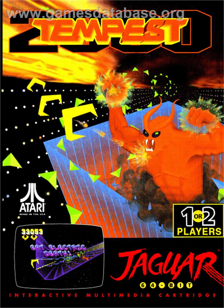Tempest 2000 - Atari Jaguar - Artwork - Box