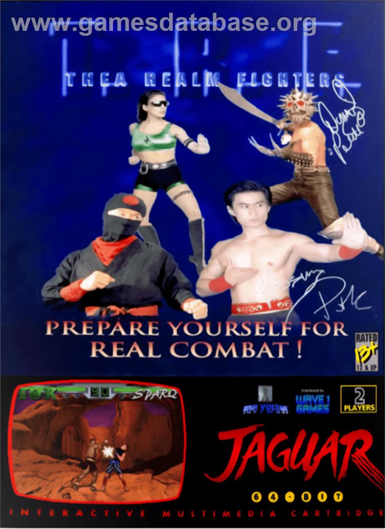 Thea Realm Fighters - Atari Jaguar - Artwork - Box