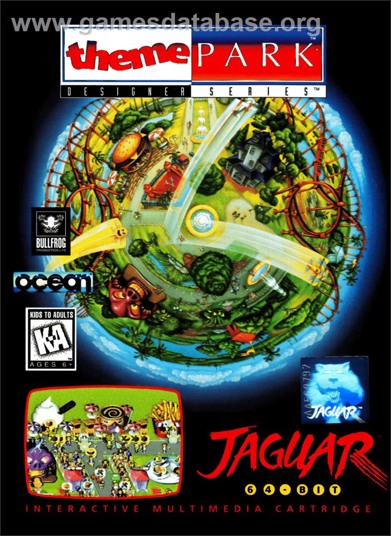 Theme Park - Atari Jaguar - Artwork - Box