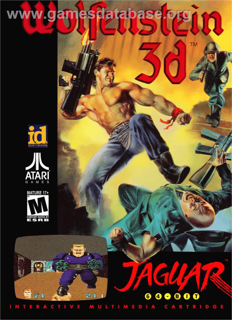 Wolfenstein 3D - Atari Jaguar - Artwork - Box