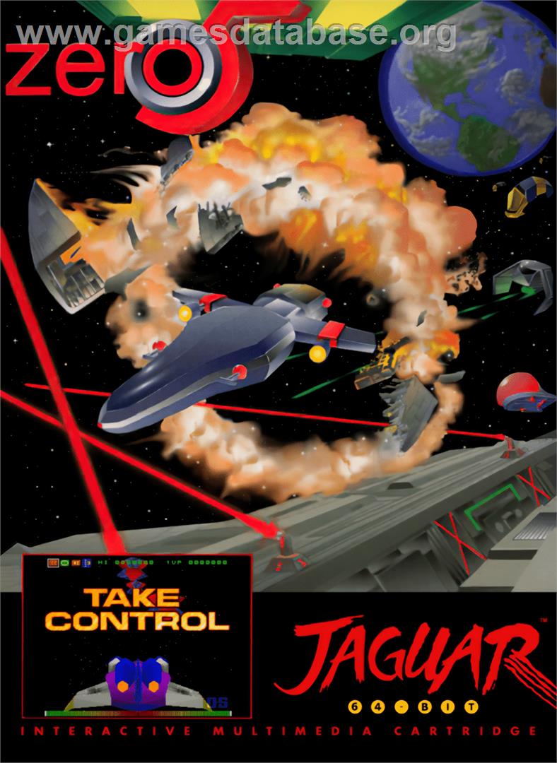 Zero 5 - Atari Jaguar - Artwork - Box