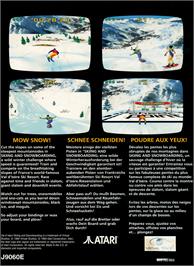 Box back cover for Val D'isere Skiing And Snowboarding on the Atari Jaguar.