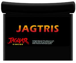 Cartridge artwork for Jaguar Tetris on the Atari Jaguar.