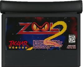 Cartridge artwork for Zool 2 on the Atari Jaguar.