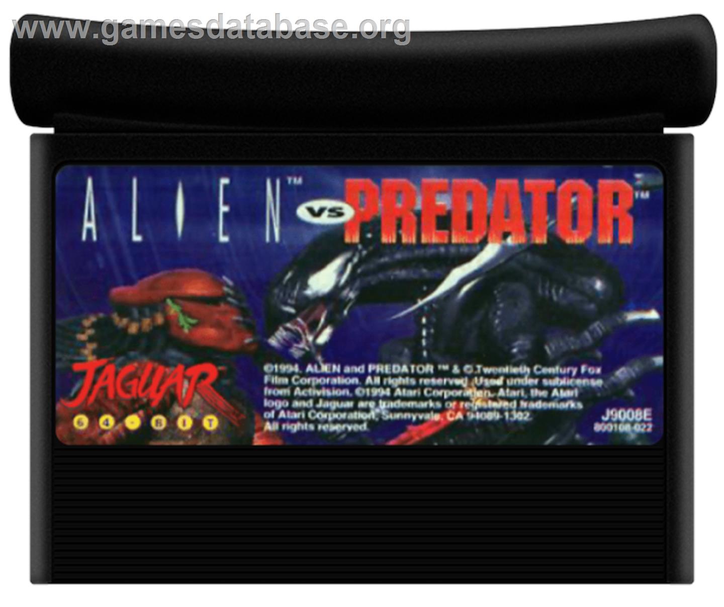 Alien vs. Predator - Atari Jaguar - Artwork - Cartridge