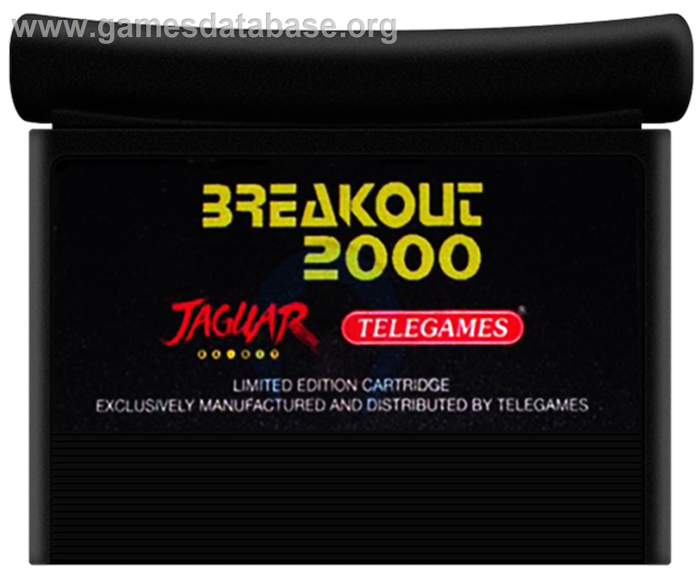 Breakout 2000 - Atari Jaguar - Artwork - Cartridge