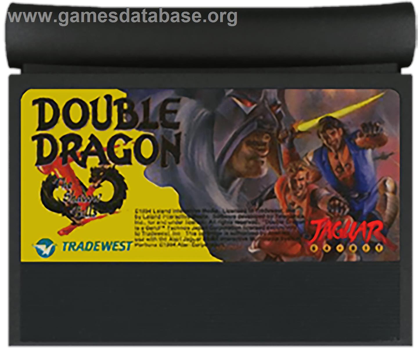 Double Dragon 5 - The Shadow Falls - Atari Jaguar - Artwork - Cartridge