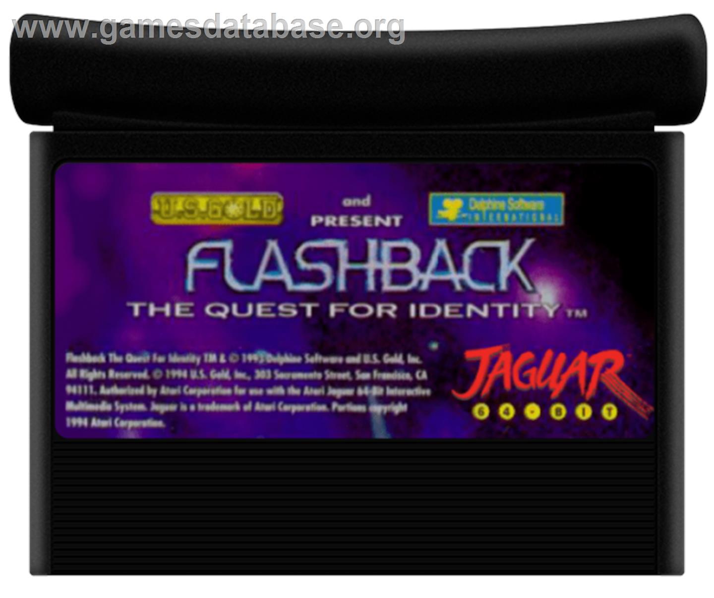 Flashback - Atari Jaguar - Artwork - Cartridge
