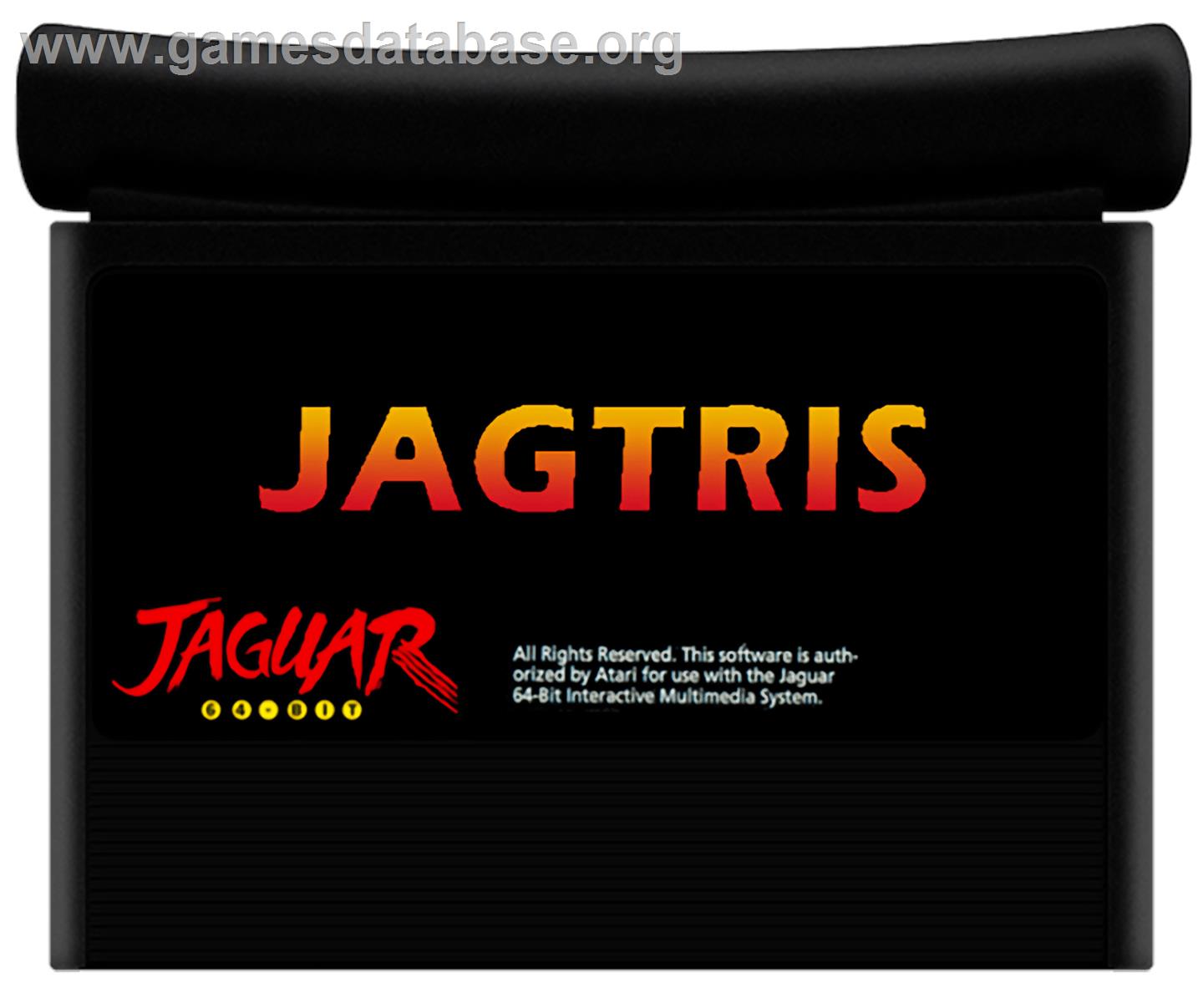 Jaguar Tetris - Atari Jaguar - Artwork - Cartridge