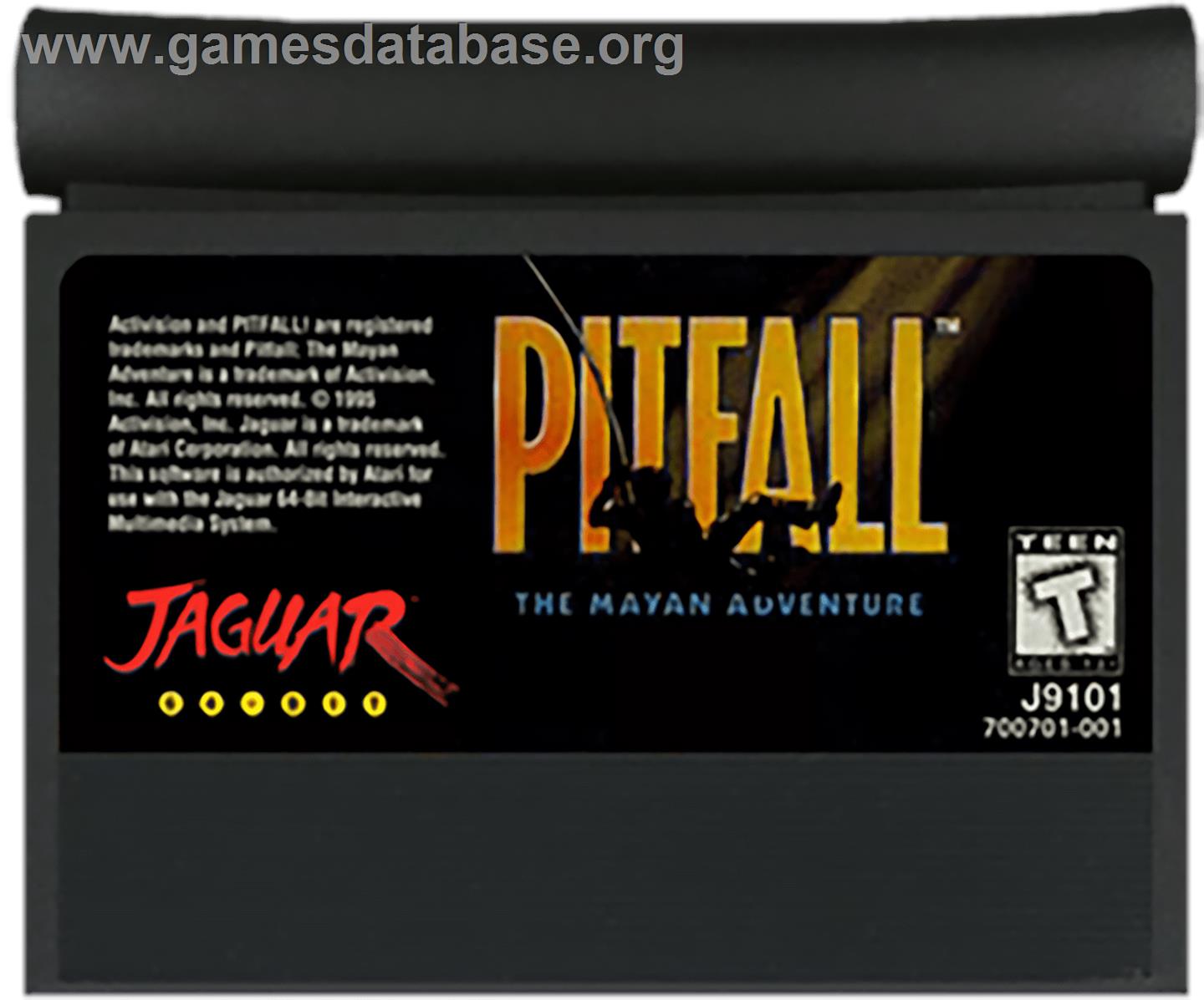 Pitfall - The Mayan Adventure - Atari Jaguar - Artwork - Cartridge
