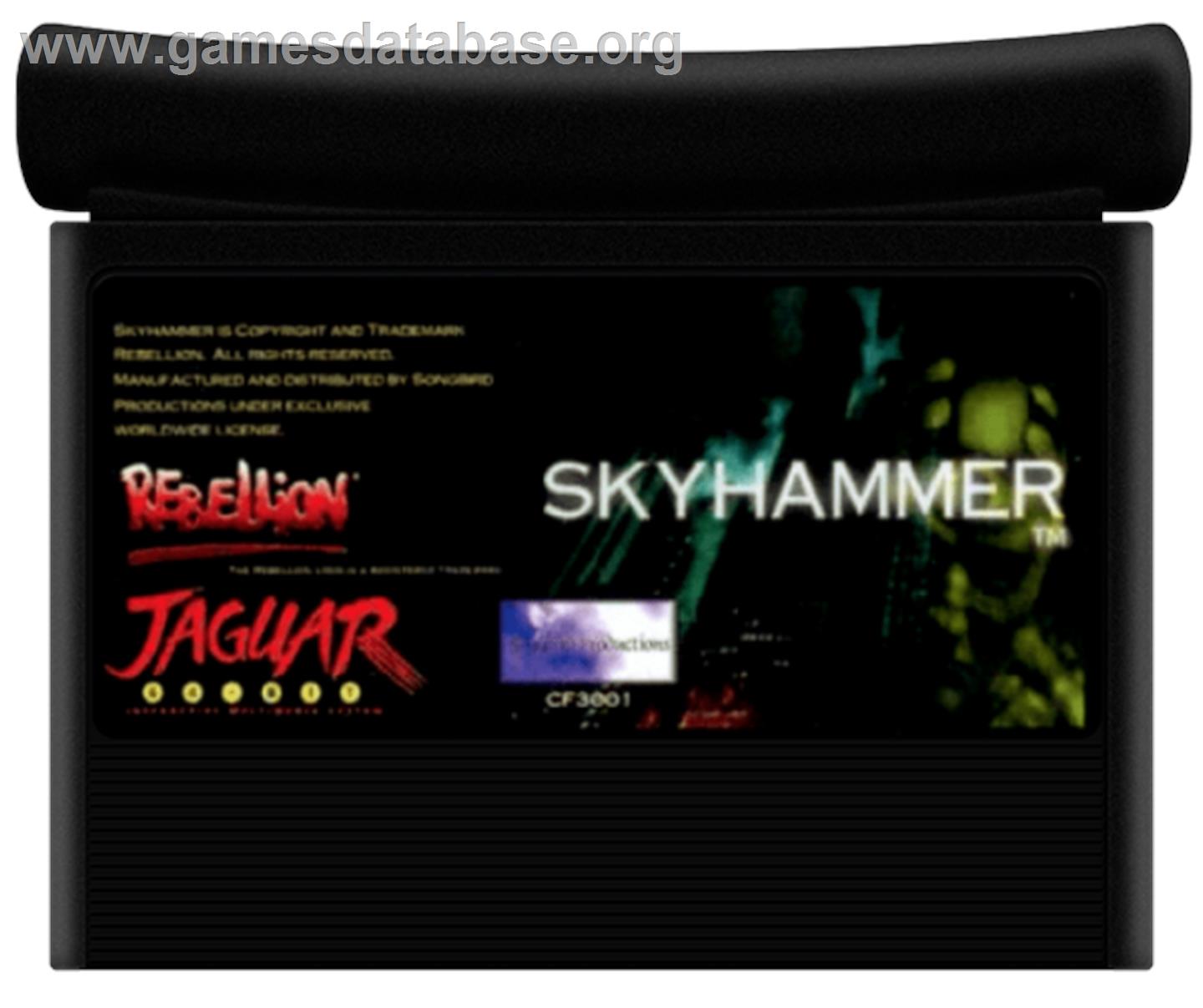 Skyhammer - Atari Jaguar - Artwork - Cartridge
