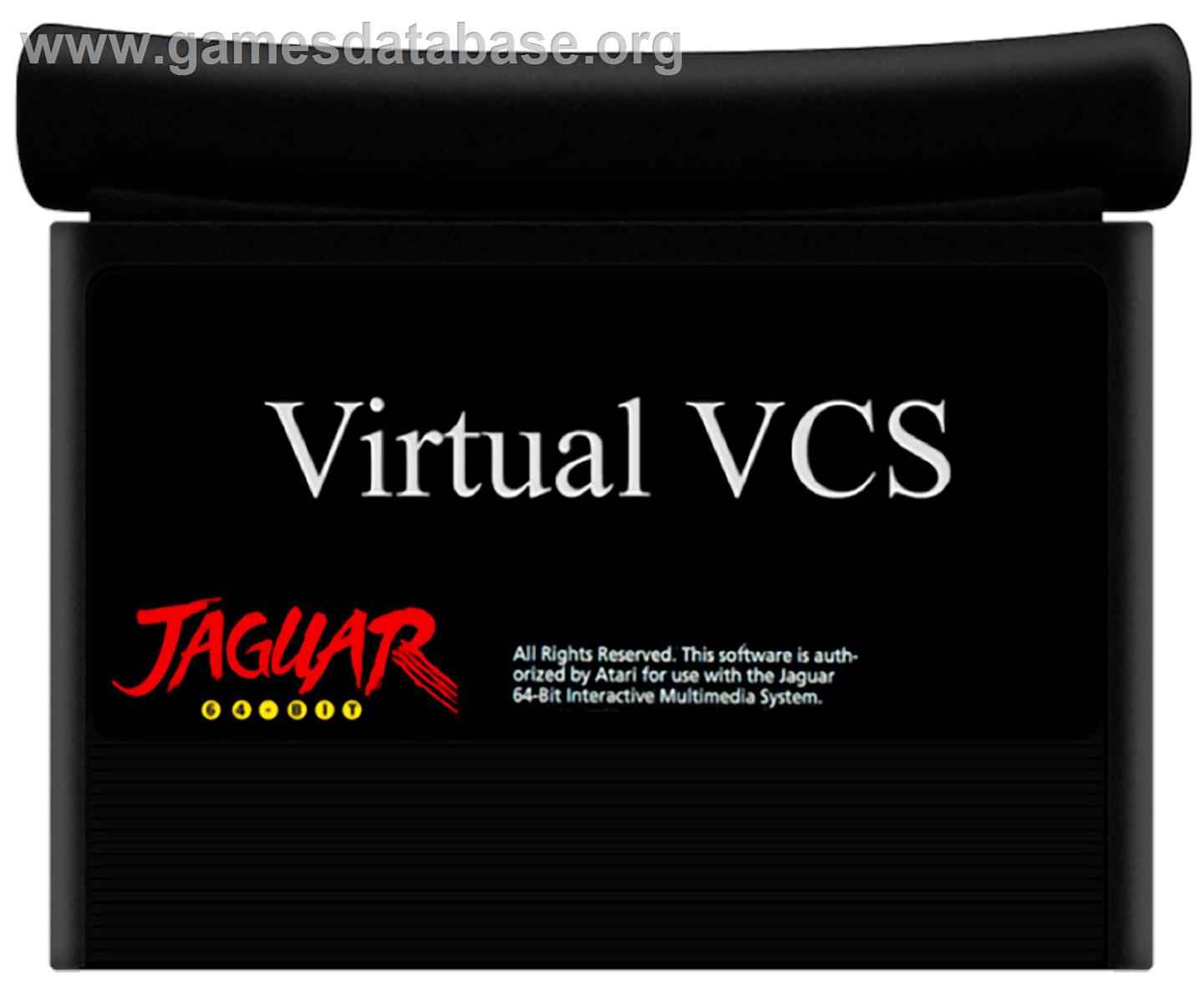 Virtual VCS - Atari Jaguar - Artwork - Cartridge