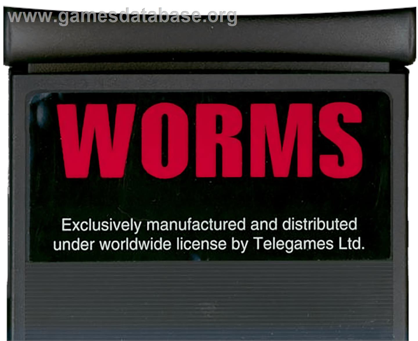Worms - Atari Jaguar - Artwork - Cartridge