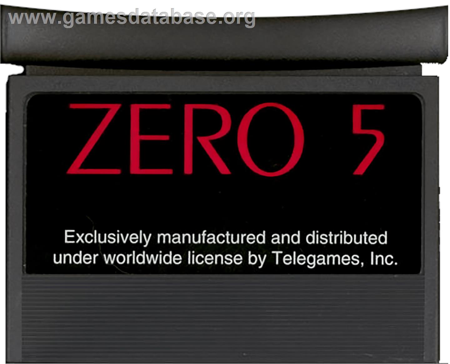 Zero 5 - Atari Jaguar - Artwork - Cartridge