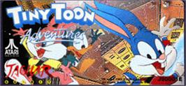 Top of cartridge artwork for Tiny Toon Adventures on the Atari Jaguar.