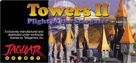 Top of cartridge artwork for Towers 2 - Plight Of The Stargazer on the Atari Jaguar.