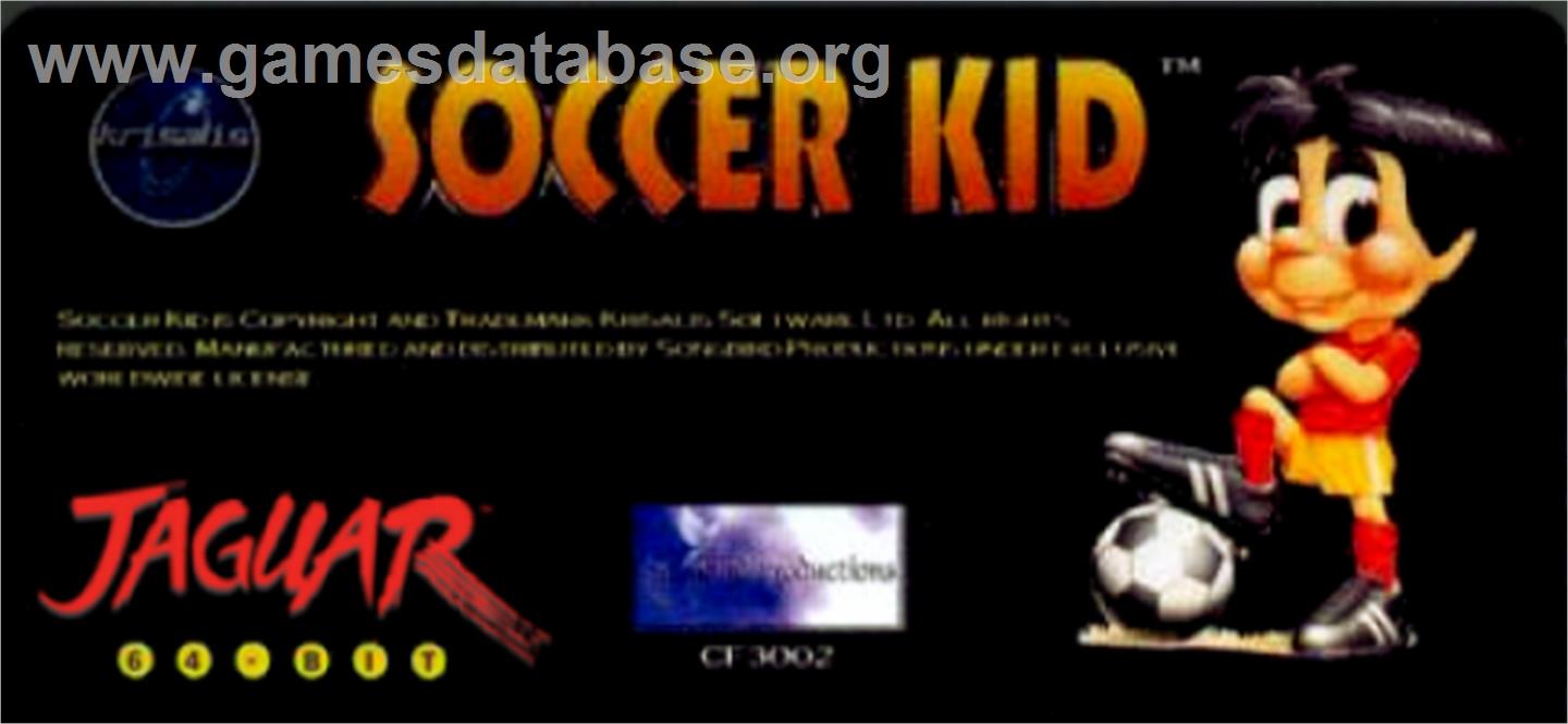 Soccer Kid - Atari Jaguar - Artwork - Cartridge Top