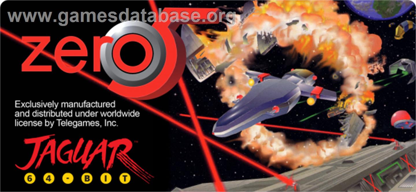 Zero 5 - Atari Jaguar - Artwork - Cartridge Top