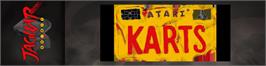 Arcade Cabinet Marquee for Atari Karts.