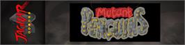 Arcade Cabinet Marquee for Attack of the Mutant Penguins.