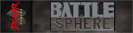 Arcade Cabinet Marquee for Battlesphere Gold.
