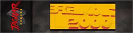 Arcade Cabinet Marquee for Breakout 2000.